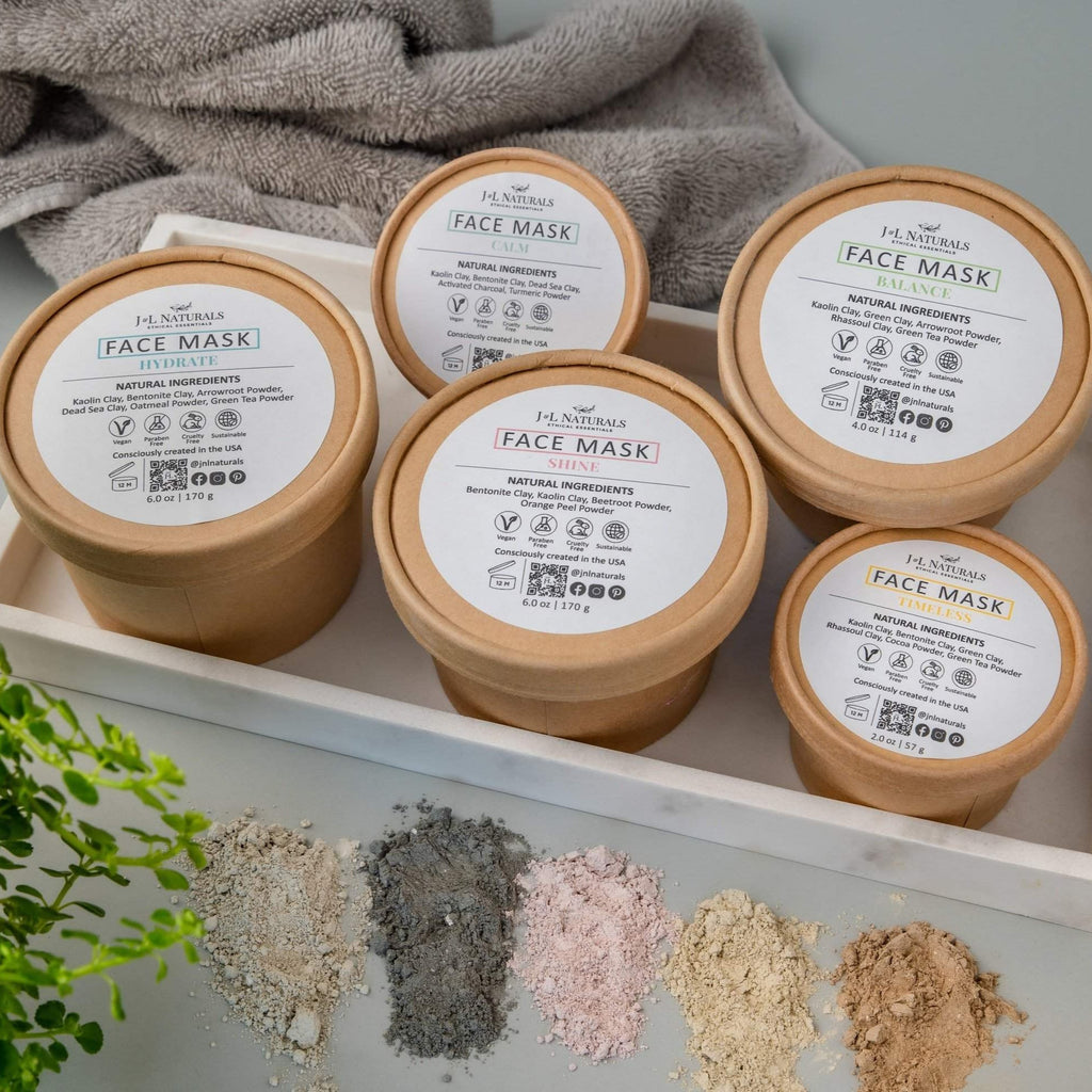J&L Naturals Balance Face Mask – All-Natural & Zero-Waste
