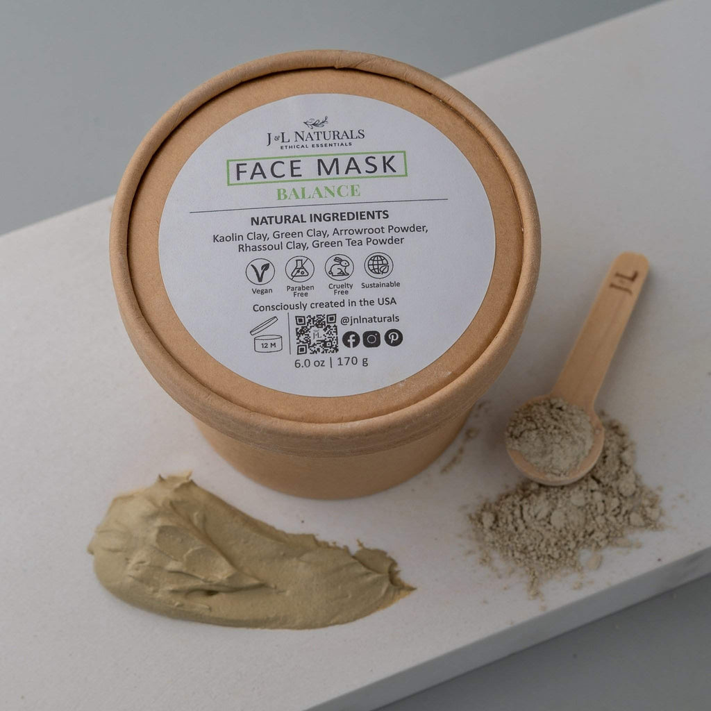J&L Naturals Balance Face Mask – All-Natural & Zero-Waste