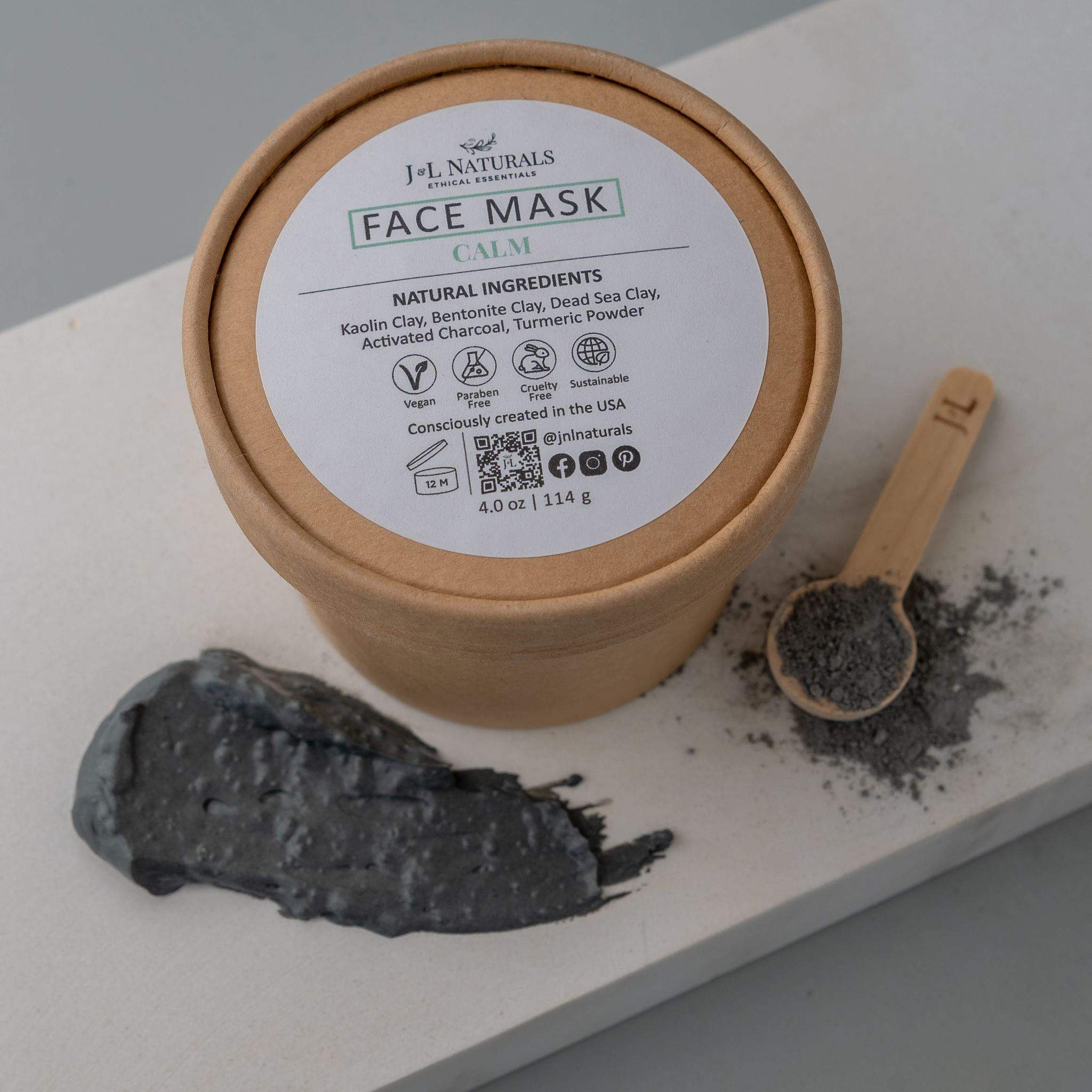 J&L Naturals Balance Face Mask – All-Natural & Zero-Waste
