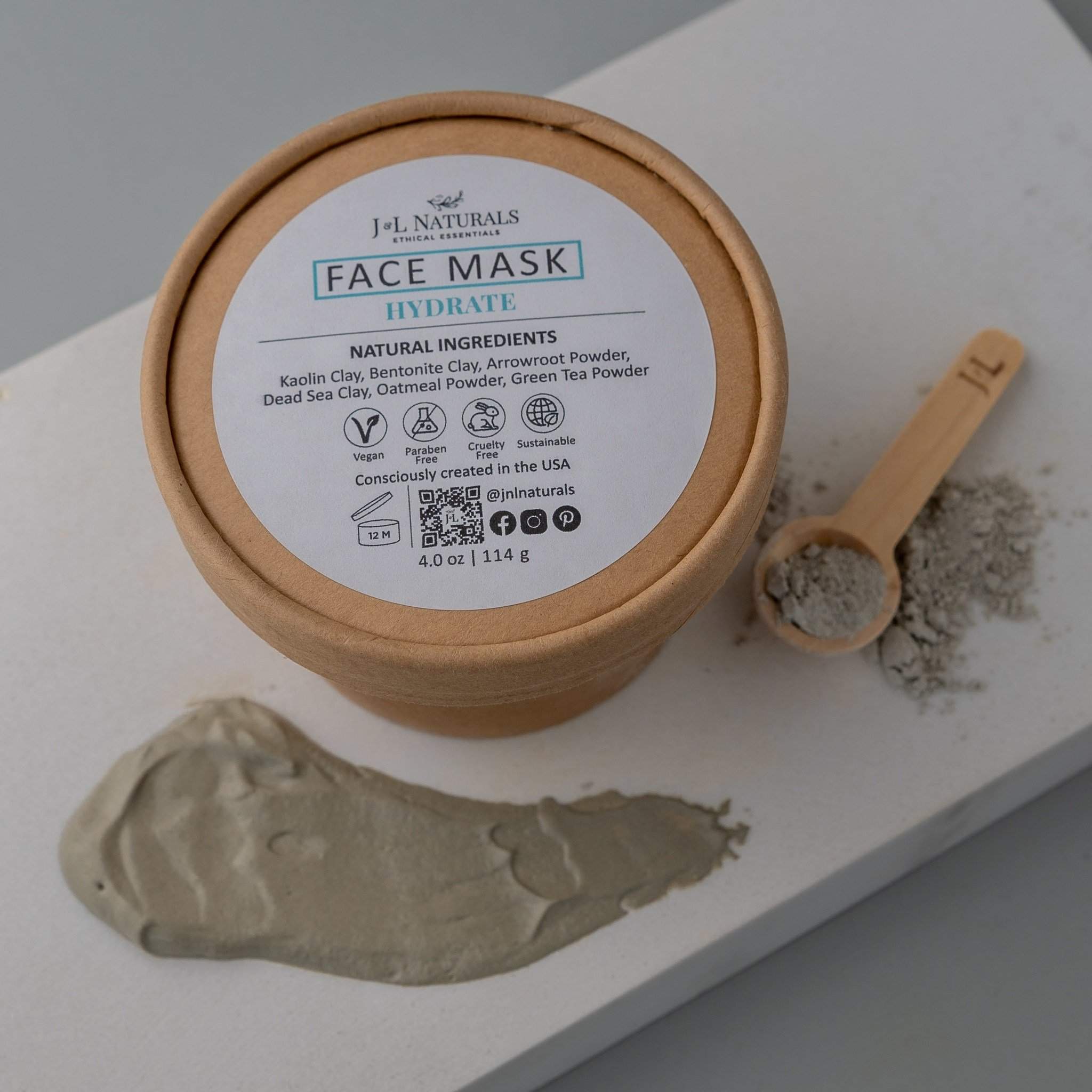 J&L Naturals Balance Face Mask – All-Natural & Zero-Waste