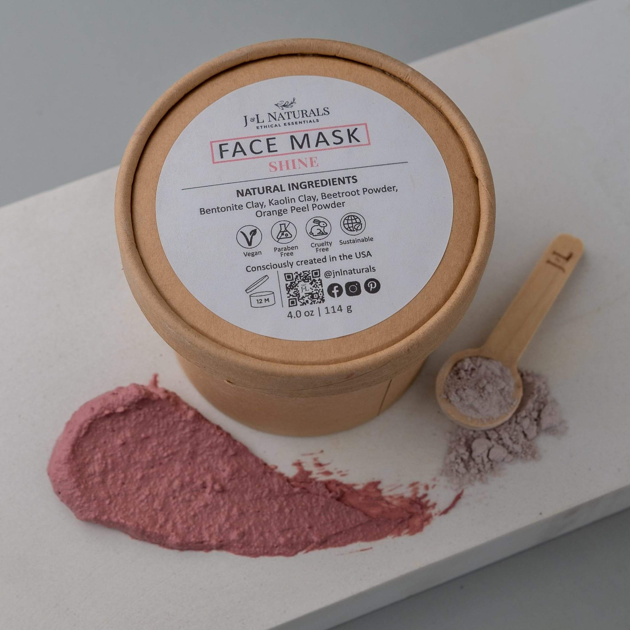J&L Naturals Balance Face Mask – All-Natural & Zero-Waste