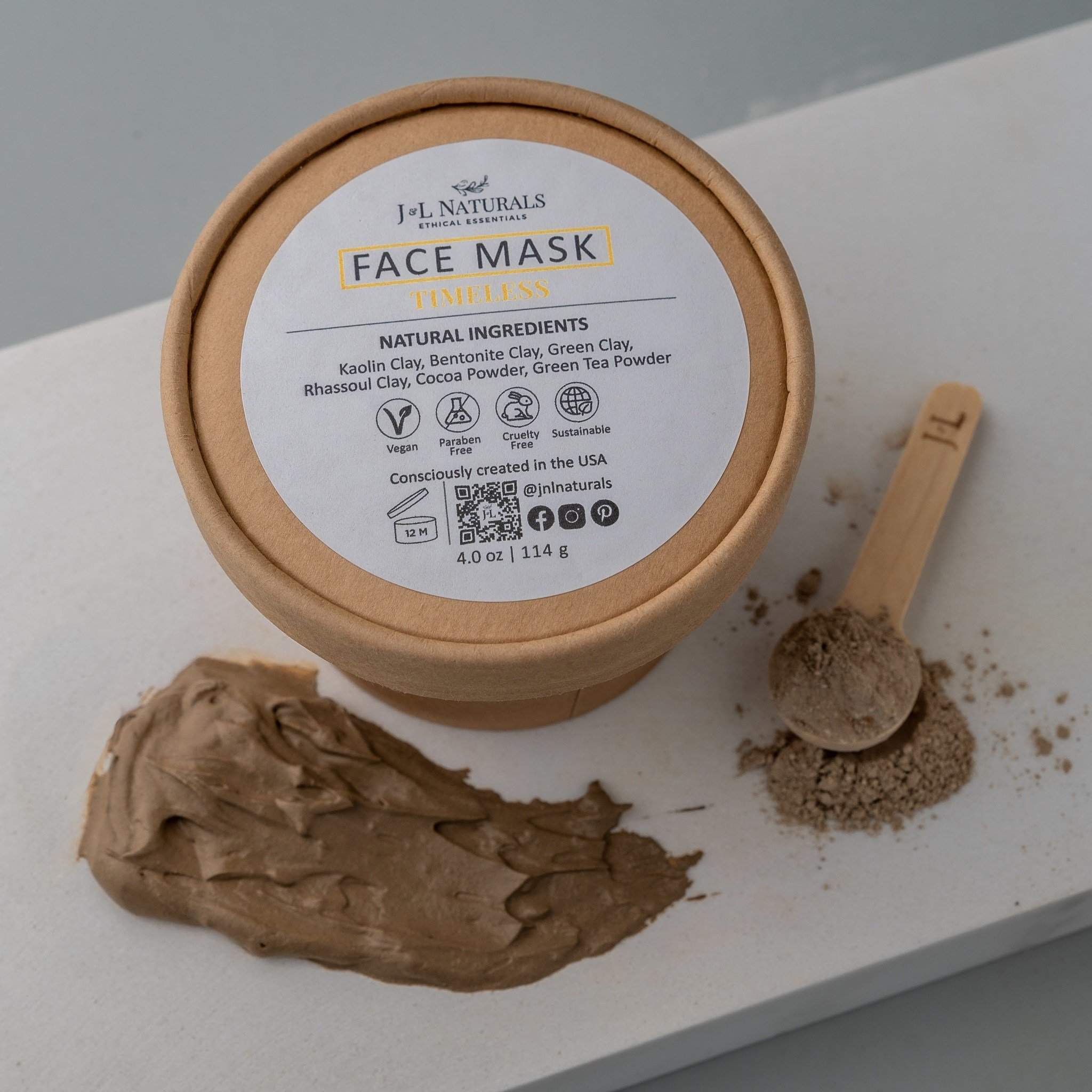 J&L Naturals Balance Face Mask – All-Natural & Zero-Waste