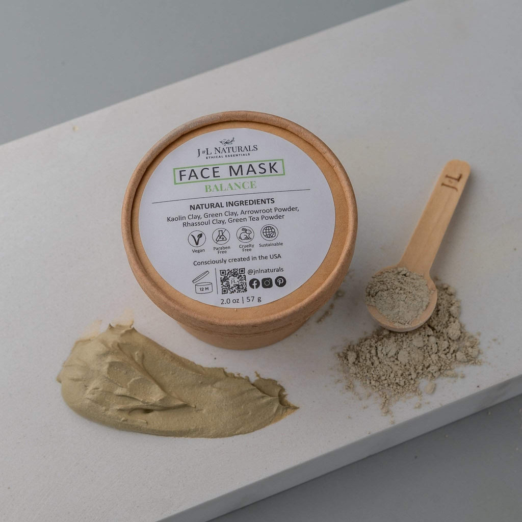 J&L Naturals Balance Face Mask – All-Natural & Zero-Waste