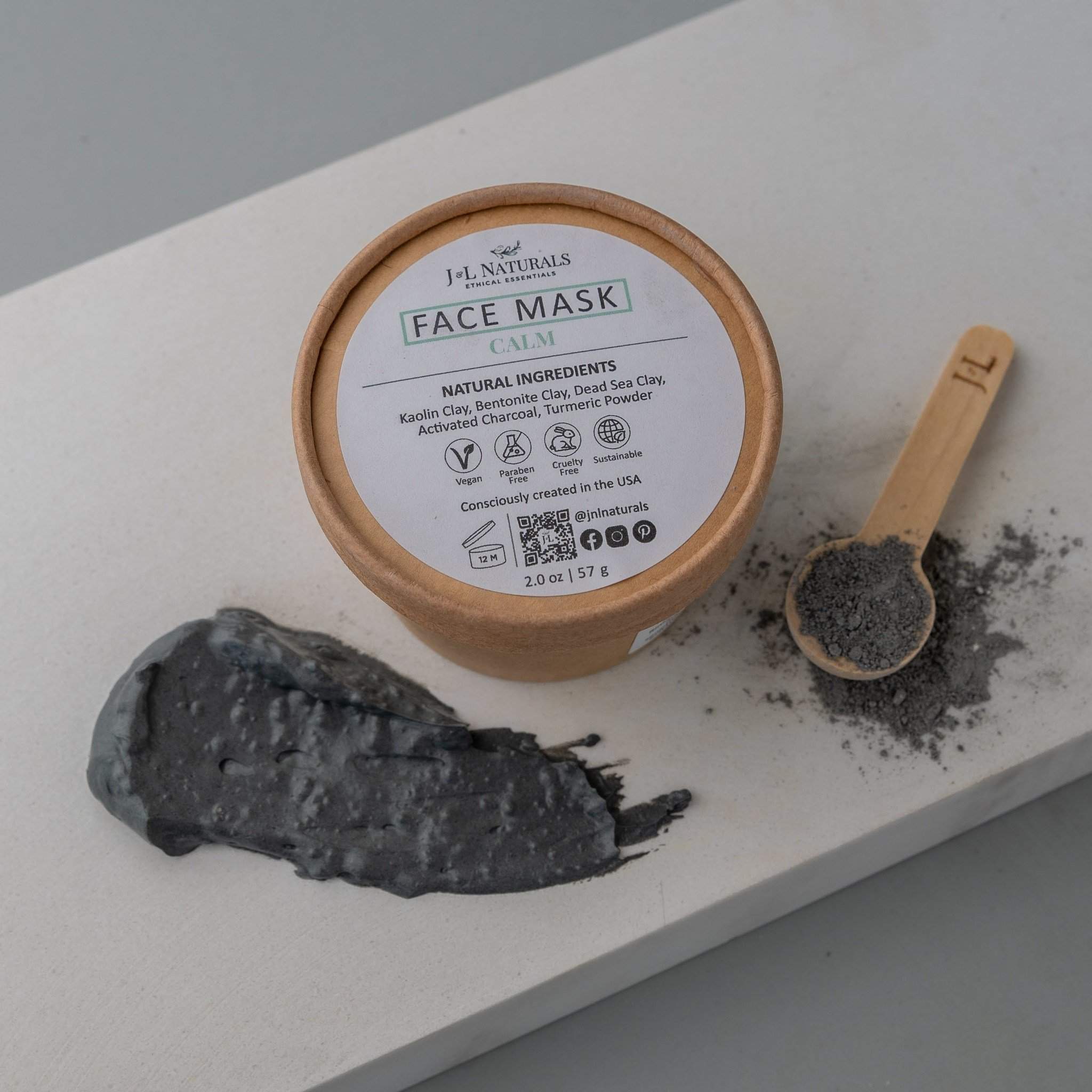 J&L Naturals Balance Face Mask – All-Natural & Zero-Waste