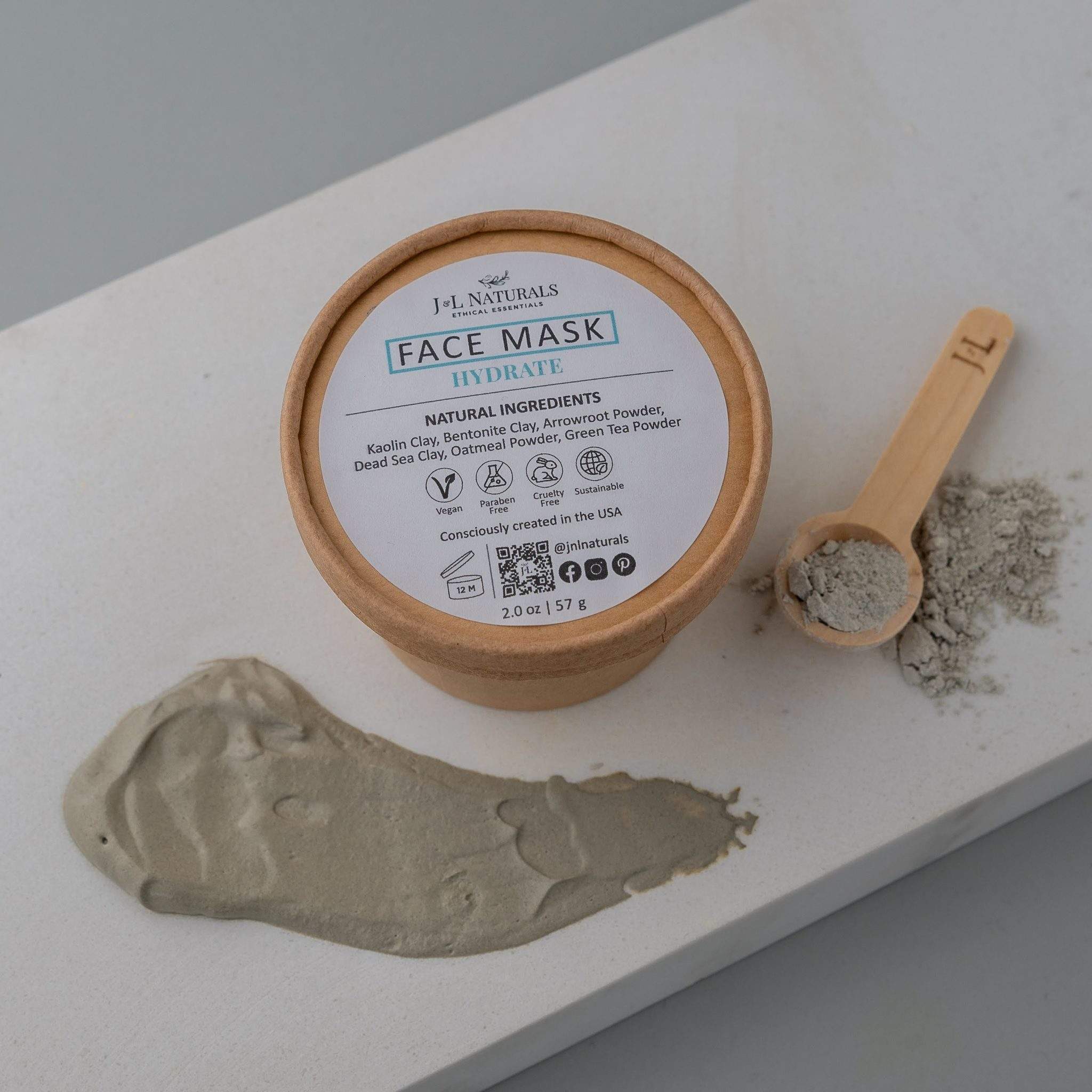 J&L Naturals Balance Face Mask – All-Natural & Zero-Waste