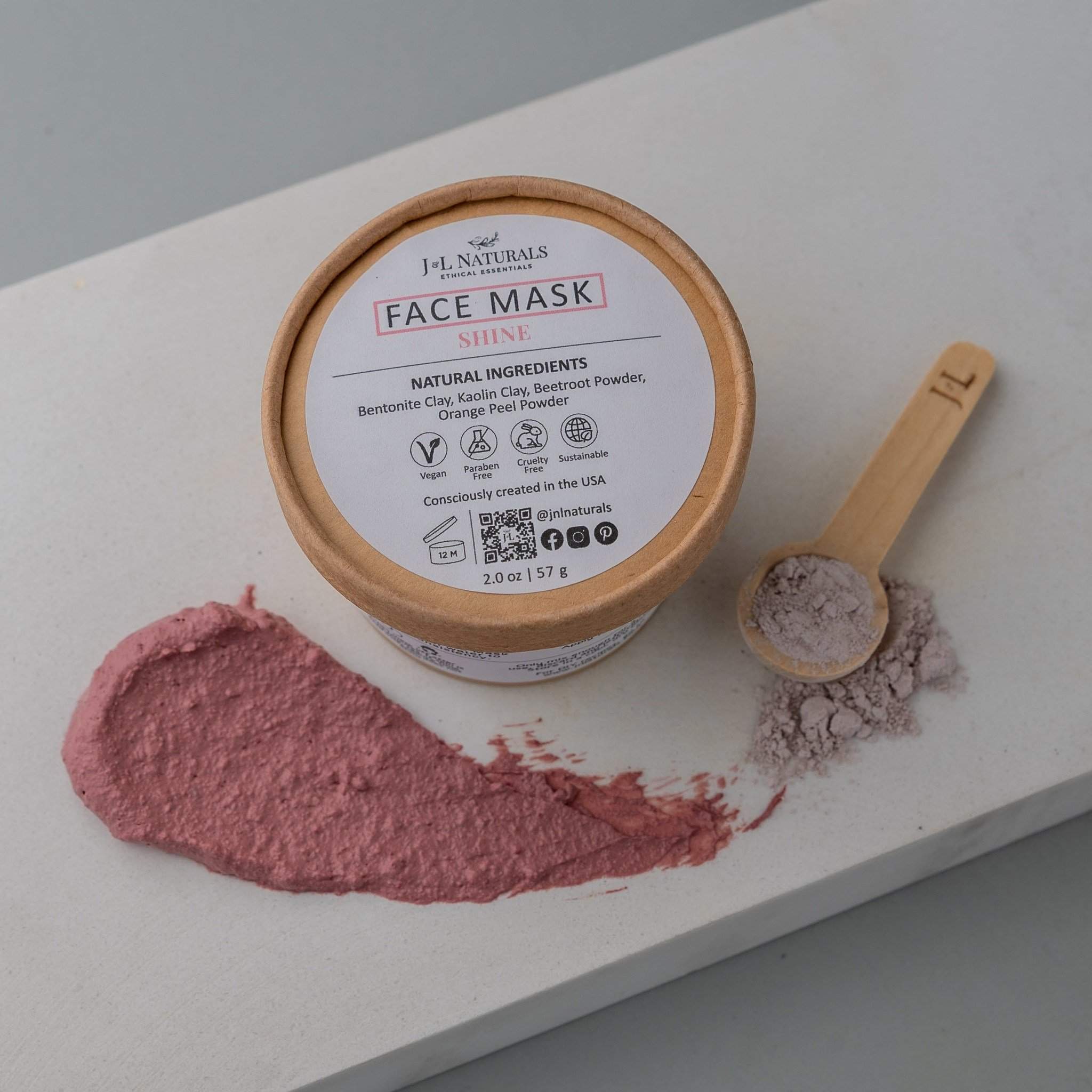 J&L Naturals Balance Face Mask – All-Natural & Zero-Waste