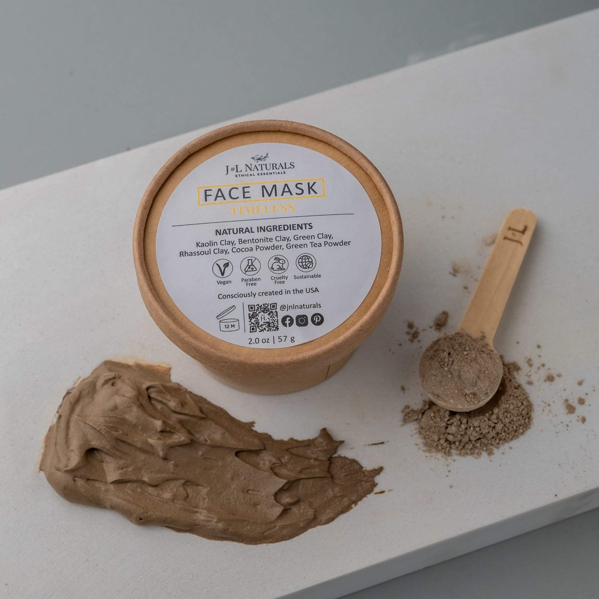 J&L Naturals Balance Face Mask – All-Natural & Zero-Waste
