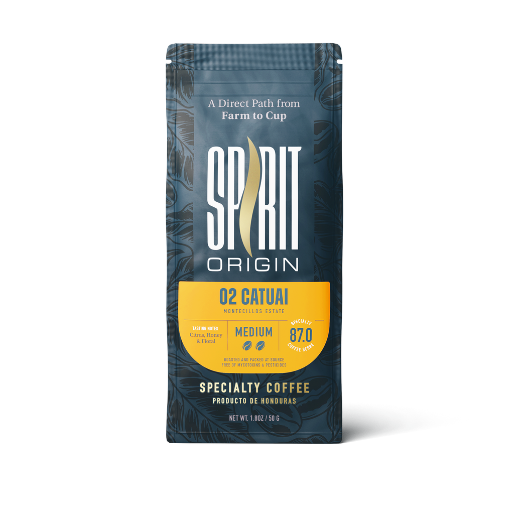 Honduras Montecillos Catuai Washed 1.8oz (50g) Sample bag